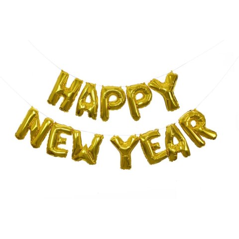 Balon foliowy napis Happy New Year Arpex (BLF9090)