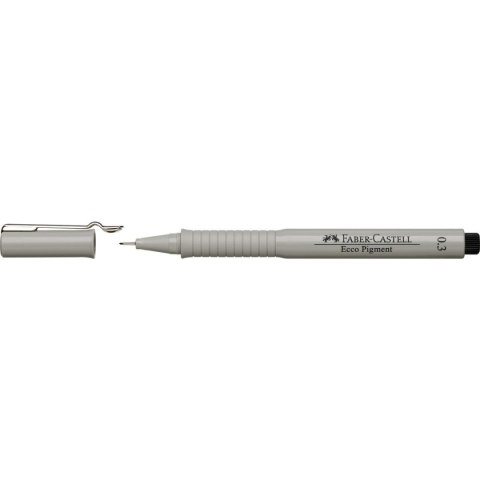 Cienkopis kreślarski Ecco Pigment wkład czarny 0,3mm 1kol. Faber Castell (FC166399)
