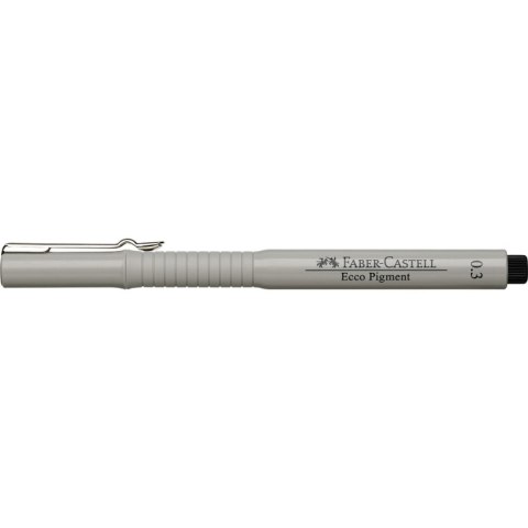 Cienkopis kreślarski Ecco Pigment wkład czarny 0,3mm 1kol. Faber Castell (FC166399)