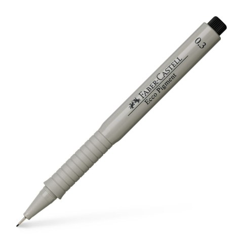 Cienkopis kreślarski Ecco Pigment wkład czarny 0,3mm 1kol. Faber Castell (FC166399)