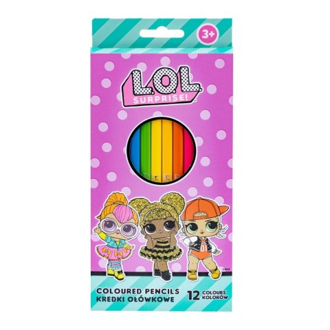 Kredki ołówkowe LOL 12 kol. Astrapap (312024053)