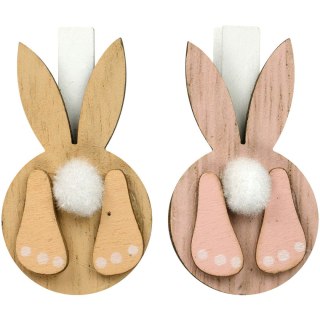 Ozdoba drewniana Craft-Fun Series klamerki z króliczkiem Titanum (191012)
