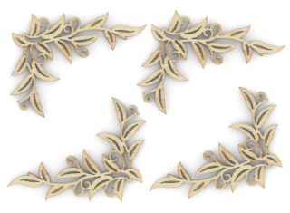 Ozdoba drewniana decor Galeria Papieru (253025)