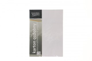 Papier ozdobny (wizytówkowy) A4 brillo biały biały 200g Galeria Papieru (205406)