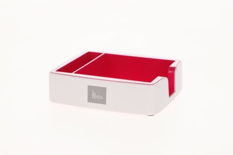 Pojemnik na karteczki i wizytówki BV400-R różowy Tetis (różowy)