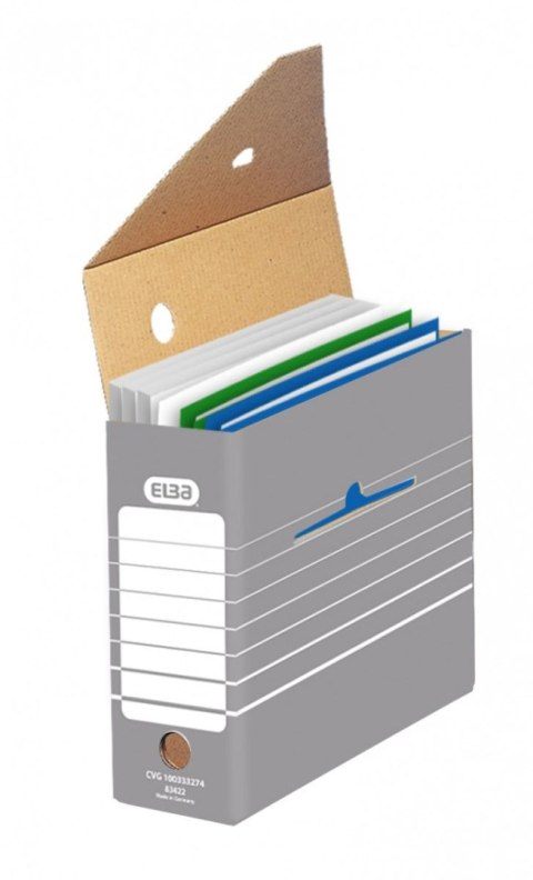 Pudło archiwizacyjne A4 szary karton [mm:] 440x540x 6 Elba (100333274)