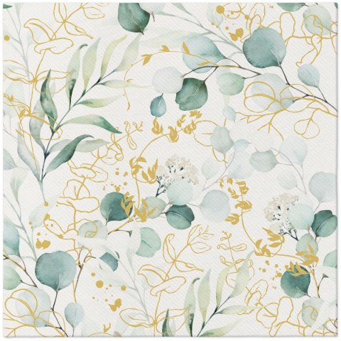 Serwetki Airlaid Golden eucalyptus Paw (AAN007400)