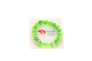 Bransoletka bransoletka jadeit zielone jabłuszko 10mm Mol