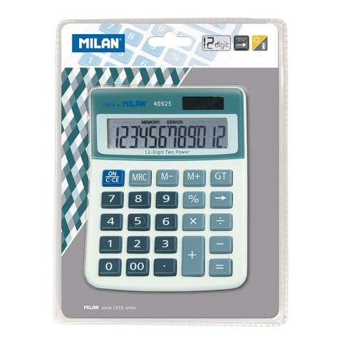Kalkulator na biurko szary Milan (40925BL)