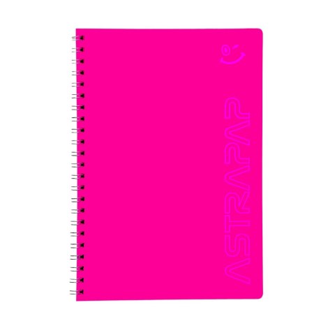 Kołozeszyt (kołonotatnik) A5 fluo 80k. 80g krata Astrapap (104021045)