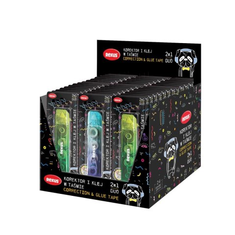 Korektor w taśmie (myszka) + klej w taśmie Beniamin (6516)