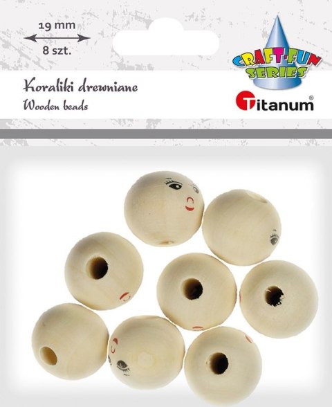 Ozdoba drewniana Craft-Fun Series koraliki Titanum (22TH401-3)
