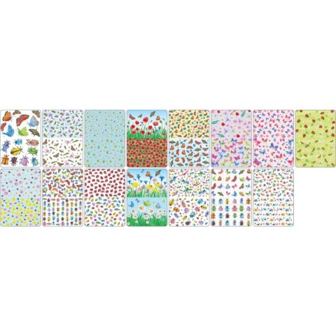 Blok techniczny GARDEN A4 mix 80g 15k Happy Color (HA 3808 2030-D)