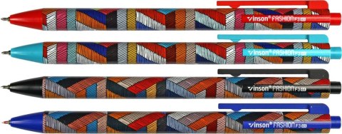 Długopis olejowy KNITTING F3 wkład niebieski 0,5mm Vinson