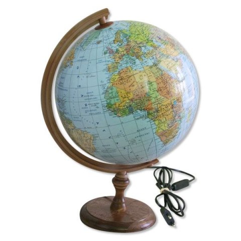 Globus polityczno-fizyczny podświetlany podświetlany Polska śr. 320mm Zachem (0324)