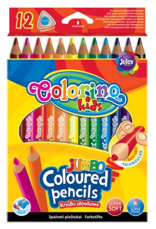Kredki ołówkowe Colorino Jumbo 12 kol. Patio (51859)