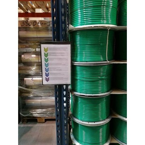 Magnetyczny panel prezentacyjny A4 Tarifold 5 szt. kolor czarny