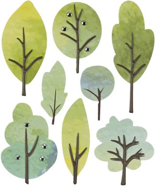 Ozdoba papierowa Craft-Fun Series drzewa 3D Titanum (7520)