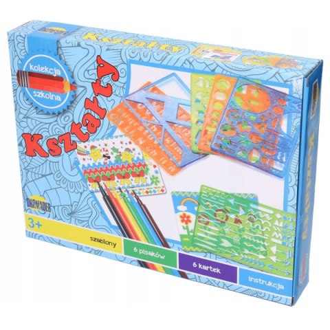 Zestaw kreatywny szablony i kształty do rysowania Dromader (130-02682)