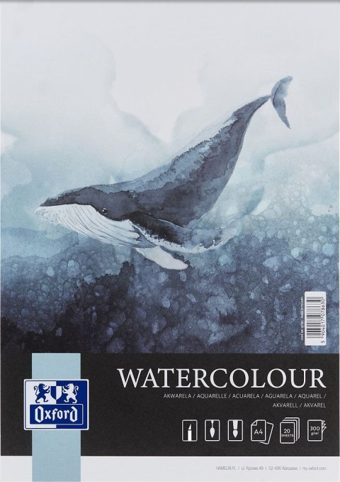 Blok artystyczny akwarela A4 300g 20k Oxford (400183972)