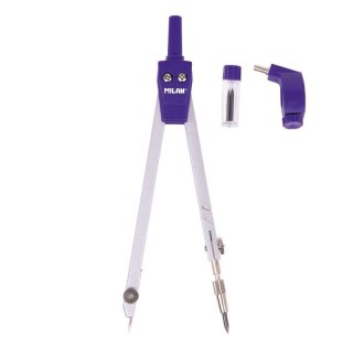 Cyrkiel z etui ACID niebieski 3 el. Milan (11101B)