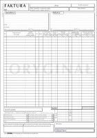 Druk samokopiujący A4 faktura VAT A4 (1+1) uniwersalna 100k. Stolgraf (F20)