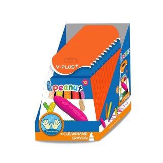 Kredki świecowe 12 kol. Y-plus (152004)