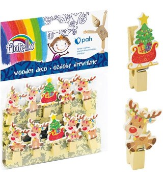 Ozdoba drewniana renifer Fiorello (GR-WD915)