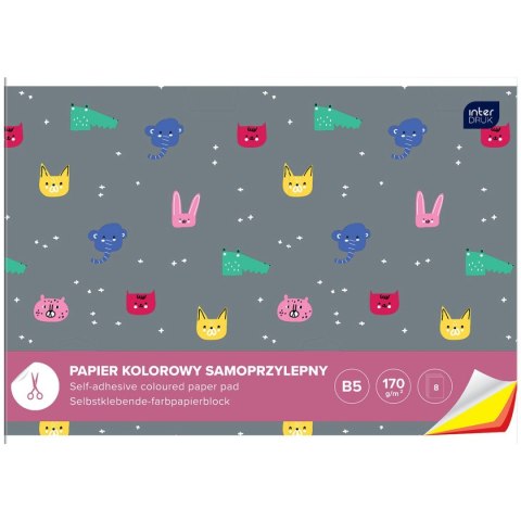 Zeszyt papierów kolorowych B5 170g 8k Interdruk (ZEPKB5SP)