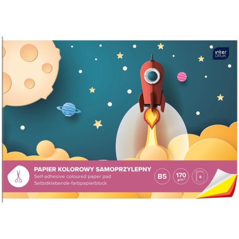 Zeszyt papierów kolorowych B5 170g 8k Interdruk (ZEPKB5SP)