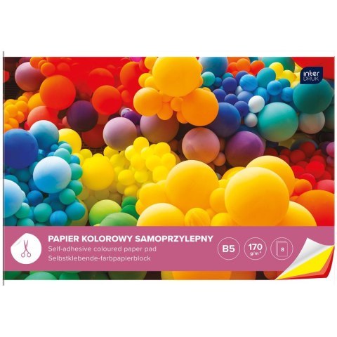 Zeszyt papierów kolorowych B5 170g 8k Interdruk (ZEPKB5SP)