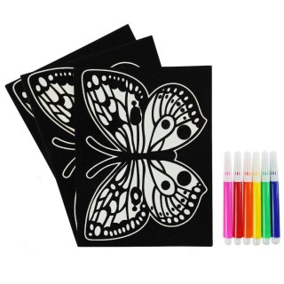 Kolorowanka Aksamitna kolorowanka - motyl Arpex (WN3308)