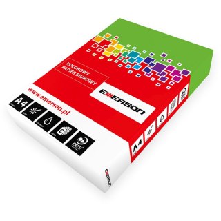 Papier kolorowy A4 kolorowy zielony, A4 zielony 80g [mm:] 210x297 Emerson (xem408009)