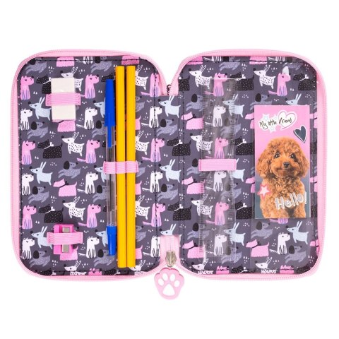 Piórnik MLF HELLO DOG potrójny Bambino (z wyposażeniem)