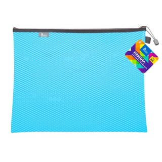 Teczka plastikowa na suwak niebieska B4 z suwakiem 5903242105241 B4 niebieski Tetis (BT607-N)