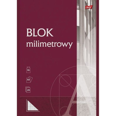 Blok milimetrowy A4 20k St.Majewski
