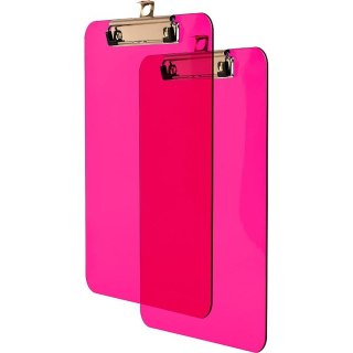 Deska z klipem (podkład do pisania) A5 różowy [mm:] 229x152 Tetis (BD640-R)