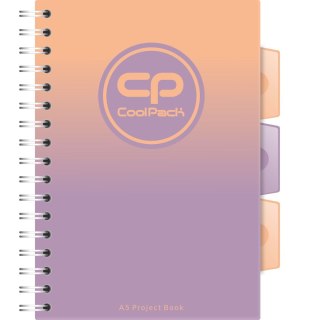 Kołozeszyt (kołonotatnik) A5 CoolPack gradient 200k. krata Patio (02978CP)