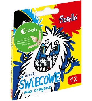 Kredki świecowe 12 kol. Fiorello (170-2628)