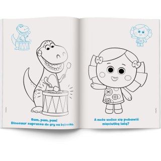 Książka dla dzieci EDisney Maluch. Kolorowanka z naklejkami Ameet