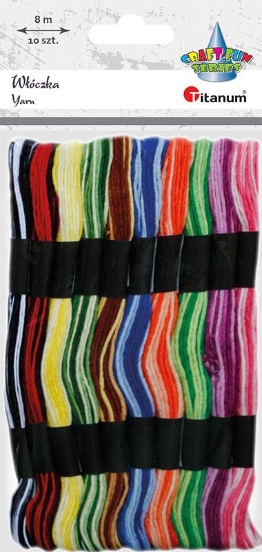 Mulina Craft-Fun Series dwukolorowa 10 kol. Titanum