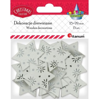 Ozdoba drewniana Craft-Fun Series gwiazdki Titanum (MTCR-WDC811)