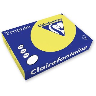 Papier kolorowy A4 kolorowy żółty 250k. 160g Trophee (xca41023)