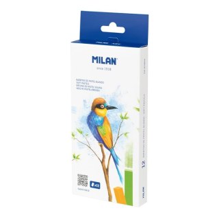 Pastele suche miękkie 12 kol. Milan (6110212)