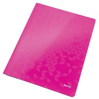 Skoroszyt A4 WOW różowy metaliczny karton 80g Leitz (30010023)