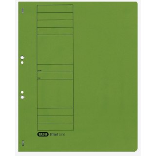 Skoroszyt A4 oczkowy zielony karton 250g Elba (100551872)