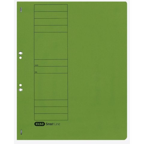 Skoroszyt A4 oczkowy zielony karton 250g Elba (100551872)