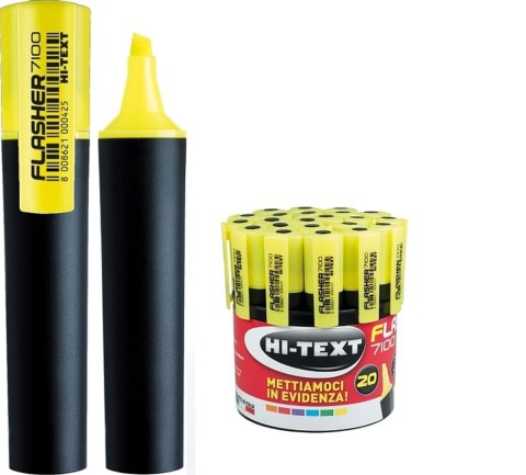 Zakreślacz wkład żółty 1-6mm Fibracolor