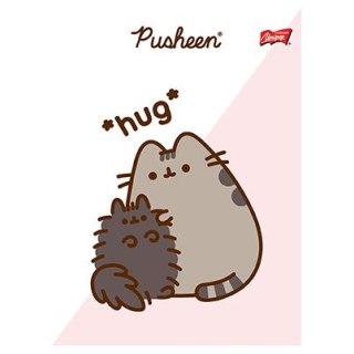 Zeszyt A5 Pusheen 32k. 70g linia podwójna kolorowa Unipap