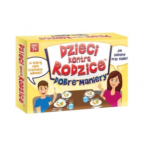 Gra karciana Dzieci kontra rodzice dobre maniery Kangur
